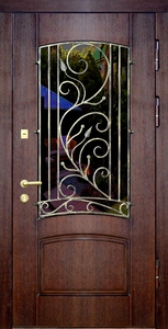 Дверь с ковкой Арт-ММ217