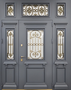 Арт-ММ1732 Дверь с терморазрывом и ковкой